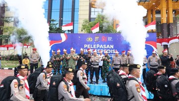 Sambut HUT RI ke-81, Polda Riau Kolaborasi dengan Mahasiswa dan Ojol dalam Misi Kemanusiaan