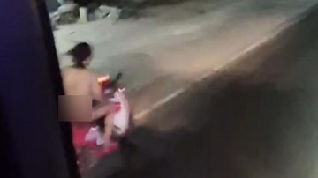 Pria Tanpa Busana Kendarai Motor di Jalur Pantura Lamongan, Warga Sempat Curigai Aksi Kriminal