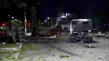 Ketegangan Meningkat di Kolombia Usai Ledakan Truk Bom Jelang Pelantikan Presiden