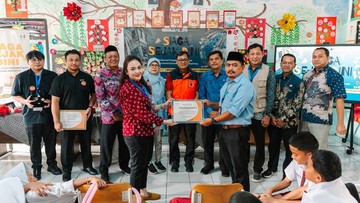 Antisipasi Bencana, Pemkab Serang Pasang Sistem Peringatan Dini di Pesisir Cinangka
