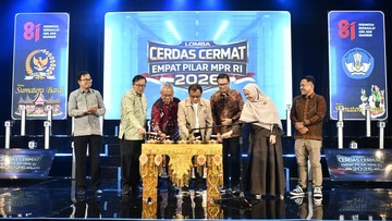Membangun Karakter Bangsa, Sembilan Sekolah di Sumbar Beradu Strategi di LCC Empat Pilar MPR RI