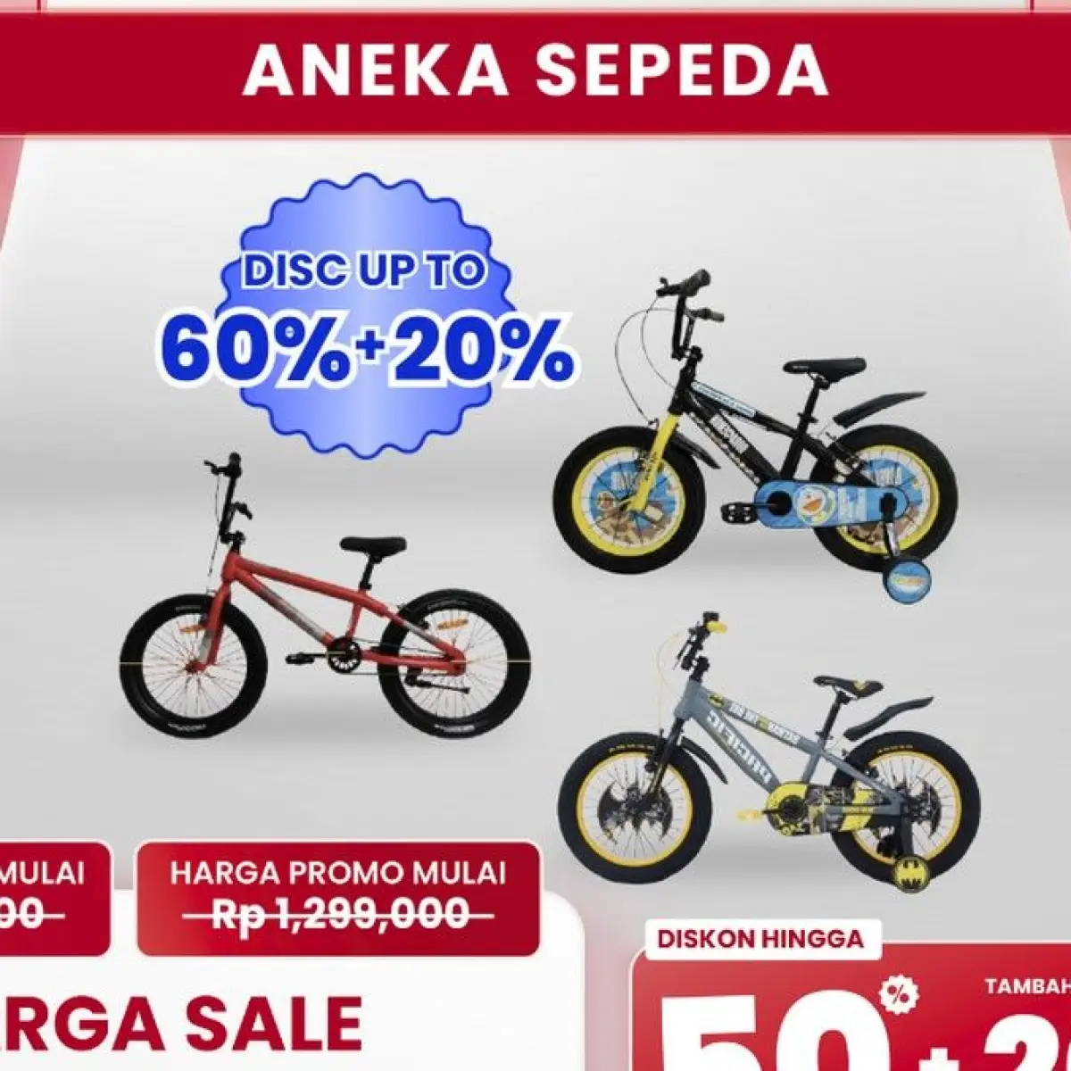 Manfaatkan Promo Sepeda Murah di Transmart Full Day Sale Hari Ini