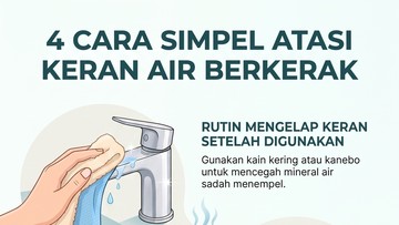 Tips Praktis Menjaga Keran Air Tetap Kinclong dan Bebas Kerak Membandel
