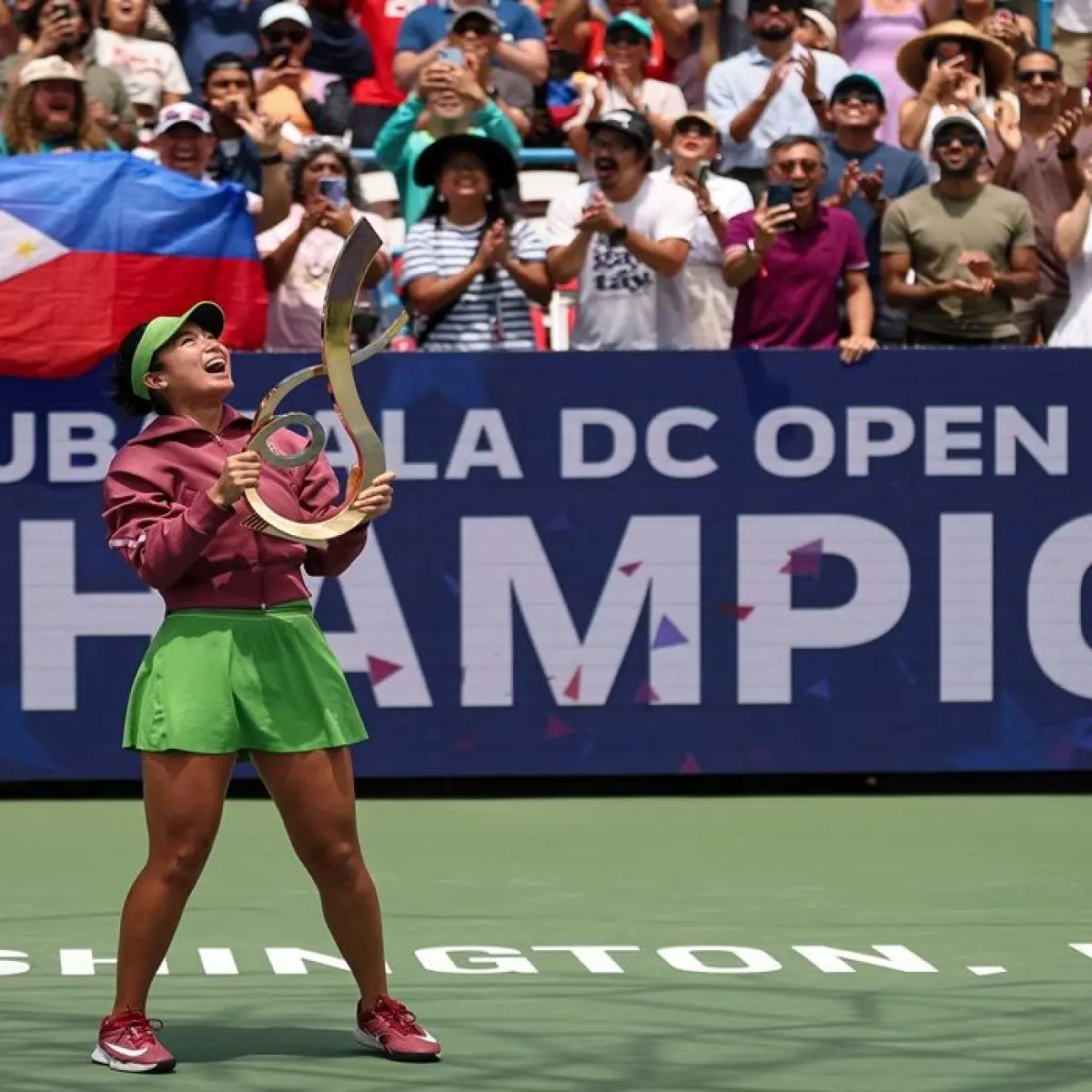 Sejarah Baru Tenis Asia: Alexandra Eala Sukses Sabet Gelar Juara WTA 500 di Washington