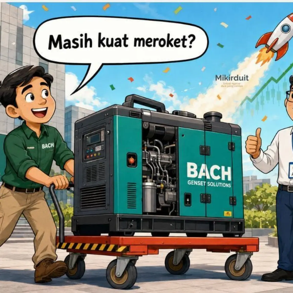 Saham PT Bach Multi Global Tbk (BACH) Terkena ARB Usai Aksi Korporasi Entitas Grup Djarum
