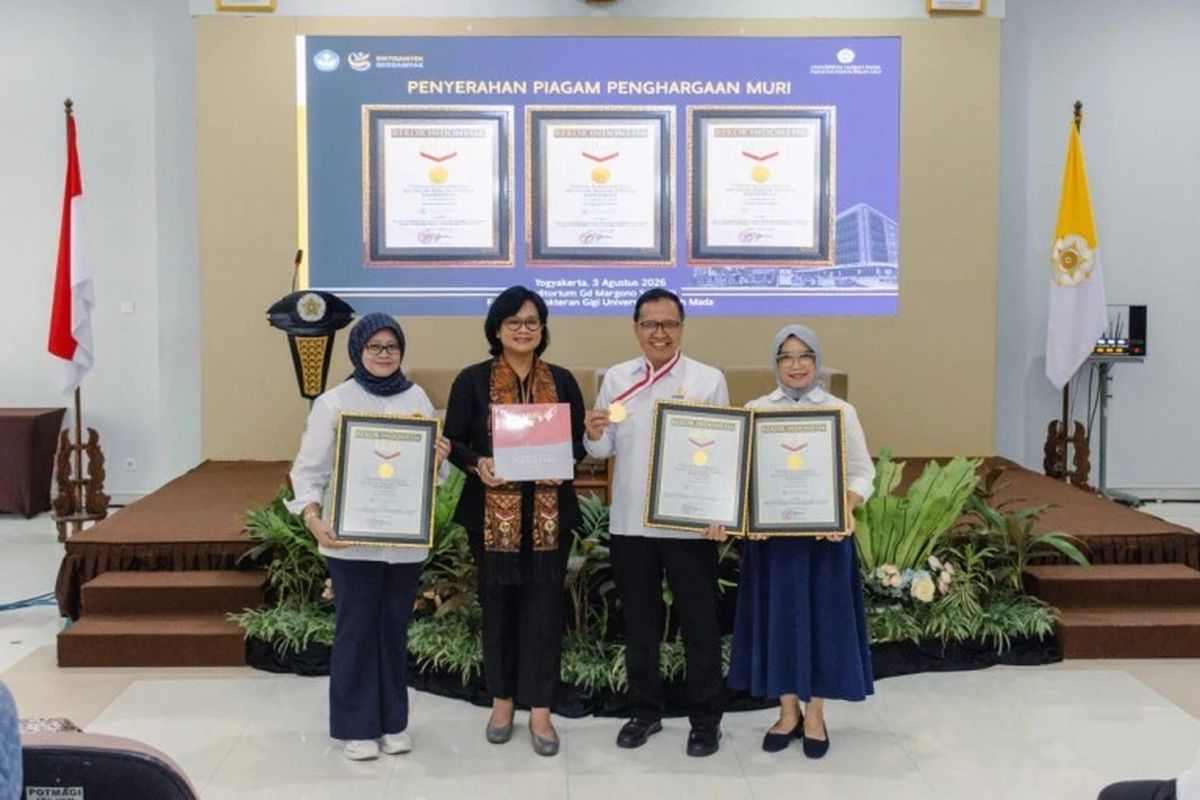 Prestasi Dunia FKG UGM: Sabet Peringkat 1 WURI 2026 dan Cetak Rekor MURI