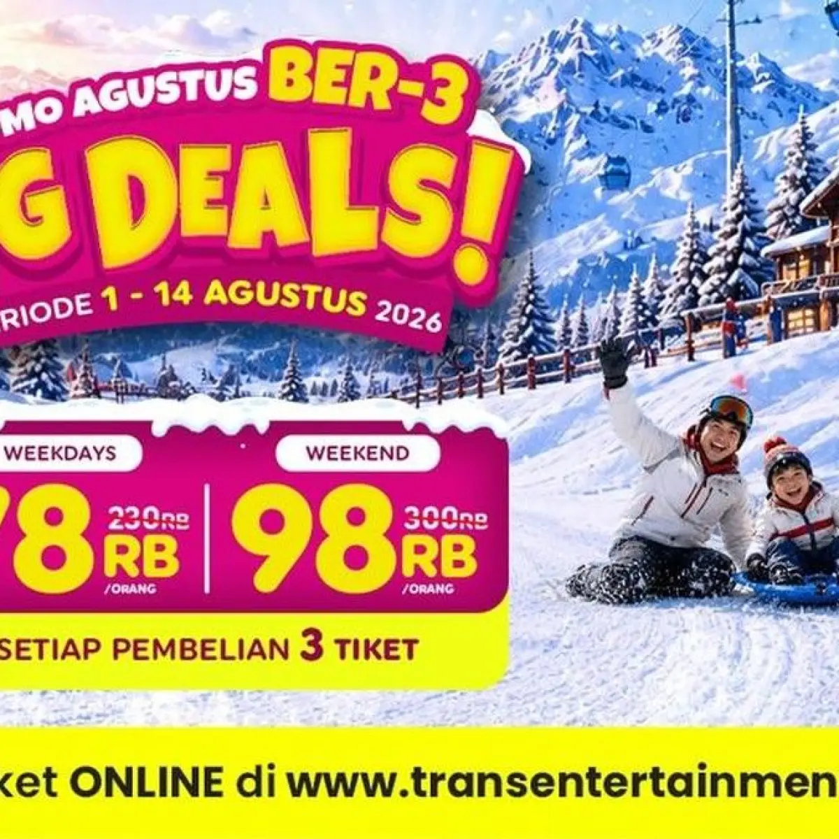 Nikmati Sensasi Salju Khas Jepang di Bintaro, Ada Promo Spesial Mulai Rp78 Ribu
