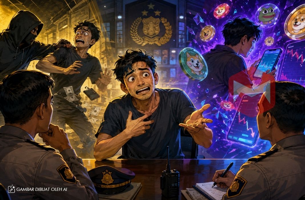 Skenario Pembegalan Palsu di Banyuwangi Terbongkar, Dana Perusahaan Terlacak Masuk Aset Meme Coin