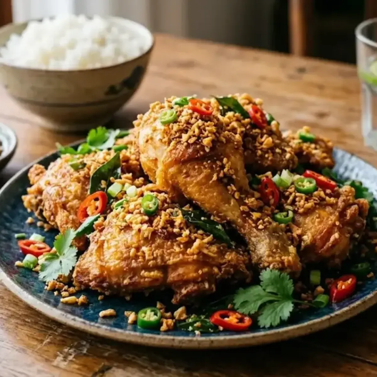 Kreasi Lezat di Rumah: Resep Ayam Bawang Putih Garam Renyah Ala Kafe yang Menggugah Selera