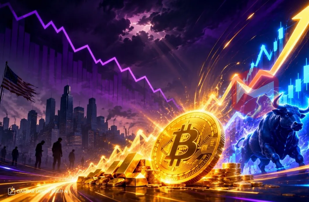 Data Ketenagakerjaan AS Mengecewakan, Bitcoin dan Emas Rebound Signifikan