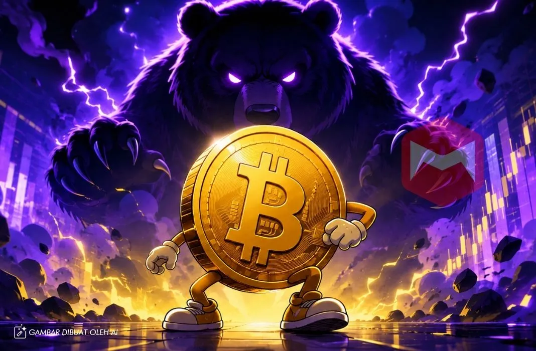 Antisipasi Penurunan Tajam? Bitcoin Terjebak di Jalur Berisiko, Jejak Bear Market 2022 Mengintai