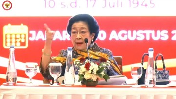 Foto: Megawati Soekarnoputri (Dok.YouTube BPIP)