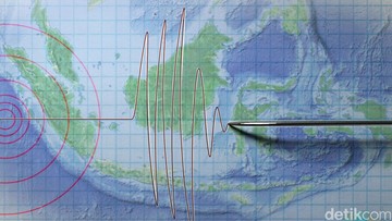 Ilustrasi gempa (Foto: Mindra Purnomo/detikcom)