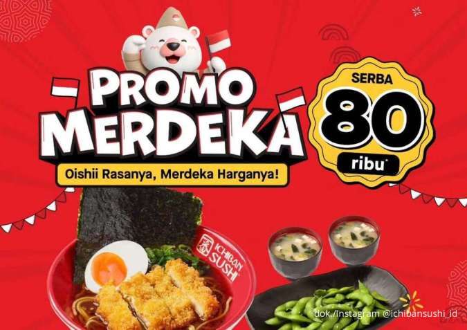 Rayakan Kemerdekaan dengan Sajian Spesial: Ichiban Sushi Tawarkan Paket Berdua Mulai Rp81 Ribu