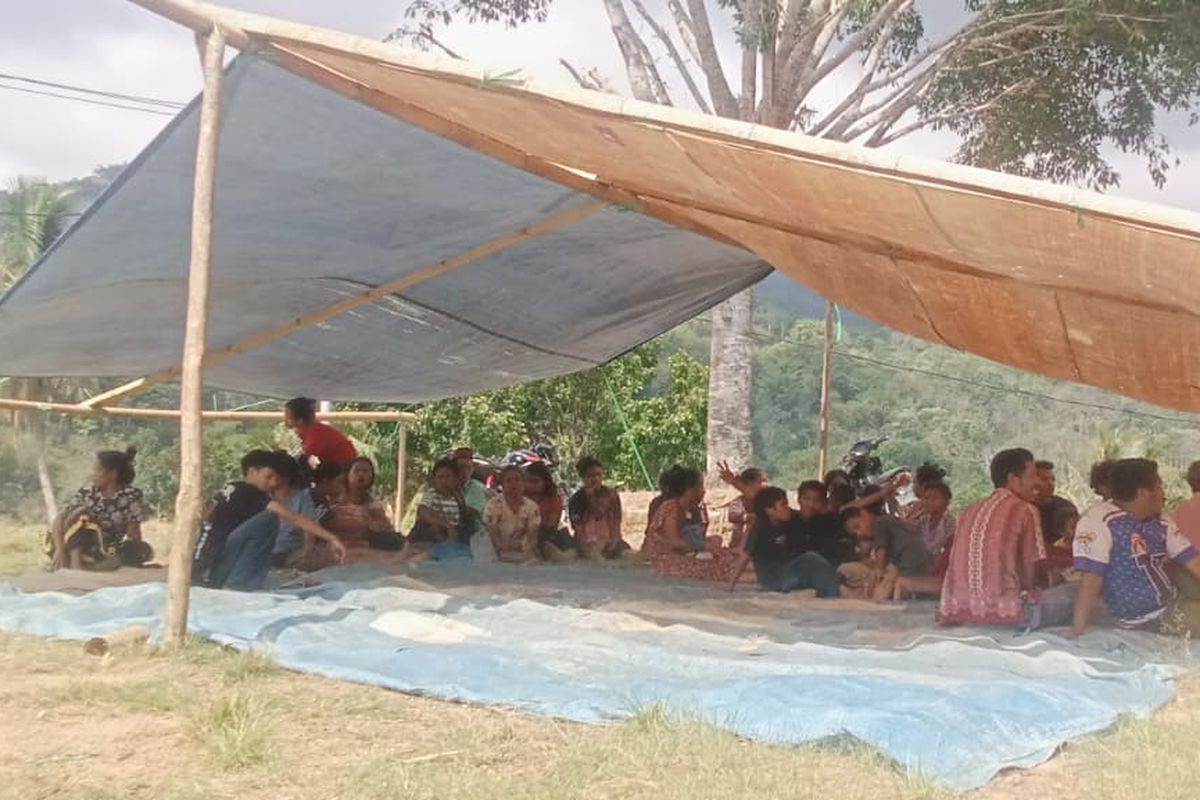 Warga Elar Manggarai Timur Bertahan di Tenda Pasca Gempa Flores M 7,7, Menanti Uluran Bantuan