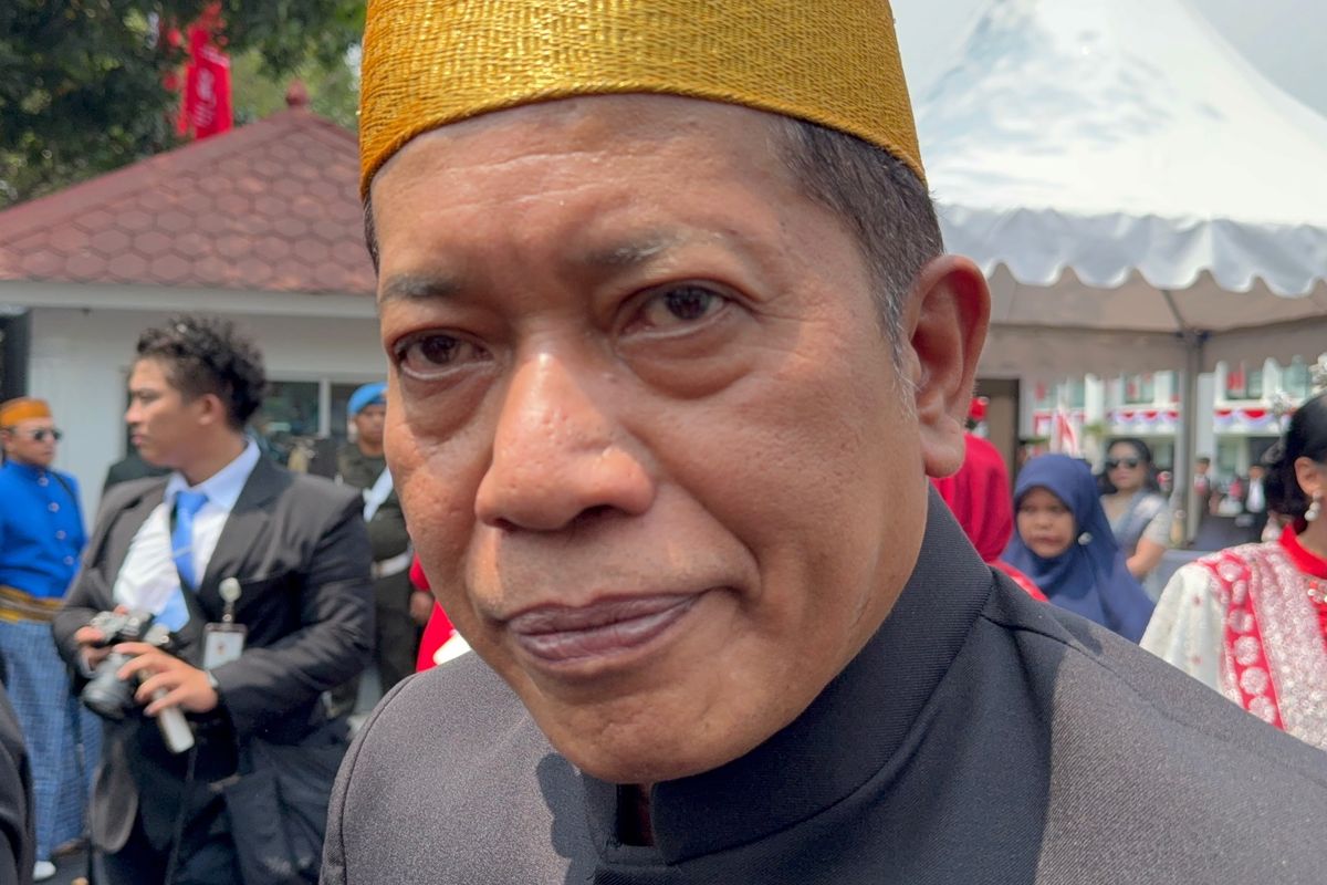 Menkop Ferry Juliantono saat ditemui di Istana, Jakarta, Senin (17/8/2026). (KOMPAS.com/ADHYASTA DIRGANTARA)