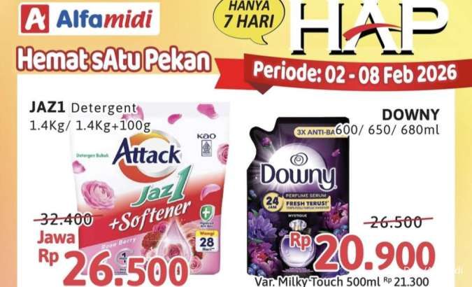 Belanja Kebutuhan Rumah Tangga Jadi Lebih Murah dengan Promo HAP Alfamidi Pekan Ini