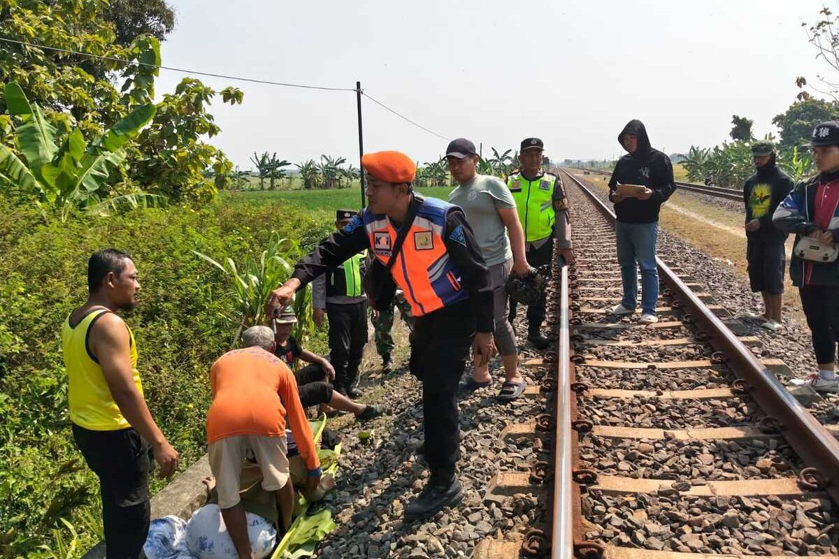 Tragis, Petani Lansia Grobogan Tutup Usia Setelah Tertabrak Kereta Api Usai Ziarah